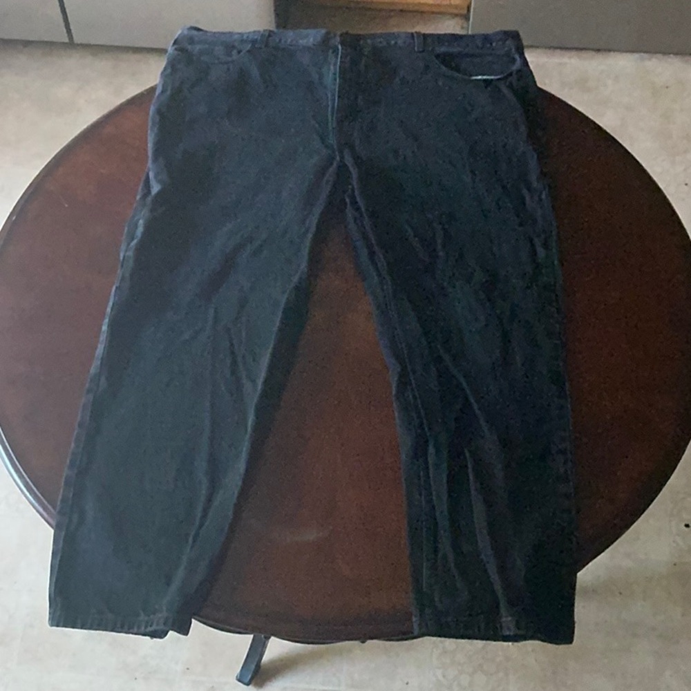 Route 66 Black Corduroy Pants Straight-Leg